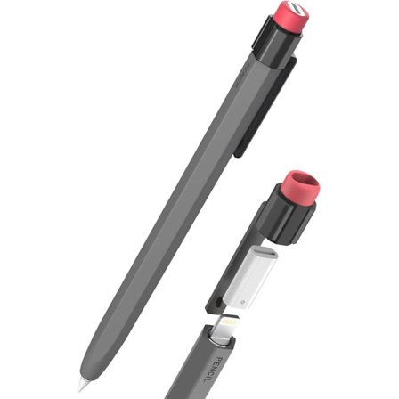 2025 Senaste Modell Pennfodral för Apple Pencil 1:a Generationen Ärm Silikonskydd med Robust Klämma Kompatibel med Laddning