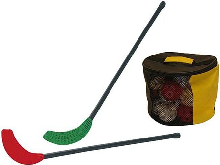 Pkt Innebandyklubbor 12/fp Bollar 30/fp - Lyreco - Skola och förskola - Idrott, hälsa och rörelse - Innebandy