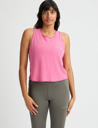 Röhnisch Slub Cropped Tank - Pink - M