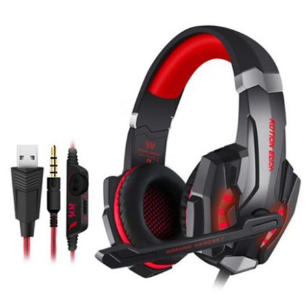 PS4-headset, PS5-headset med mikrofon Xbox PC Switch Gaming Headset w