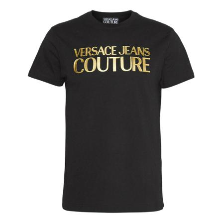 Versace Jeans Couture - T-shirts - Svart - Herr - Storlek: Xs, Herr, Storlek: XS