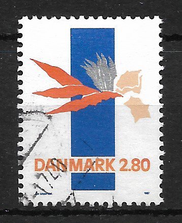 Danmark - AFA 877x - Stemplet