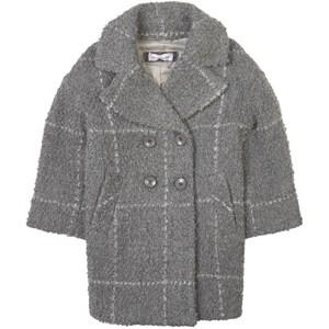 Monnalisa Gray Check Coat XS (13 years) - Coats and jackets - XS (13 years) - Grey - Mädchen