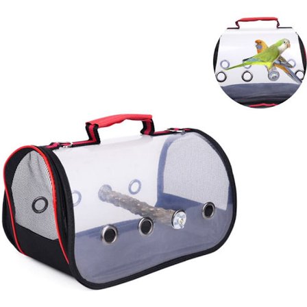 Papegoja Outlet Paket Fågel Resebur Resebur Utomhus Transparent Fågelbur Fågeltillbehör