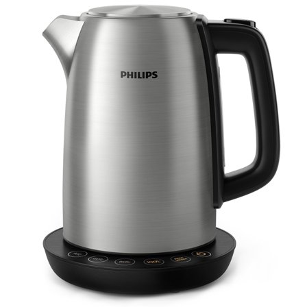 Philips HD9359/90 Avance Collection vannkoker, 1,7 liter, rustfritt stål - Kjøp kjøkkenmaskin hos Bakeren og Kokken