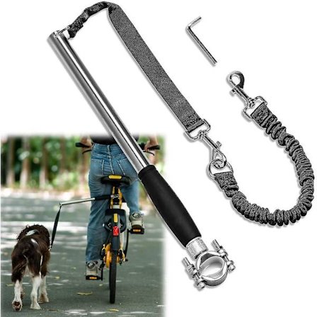 Tilbagetrækkelig Hundefører til Cykel Håndfri Cykel Fører til Hunde Sikkerhed Hundecykel