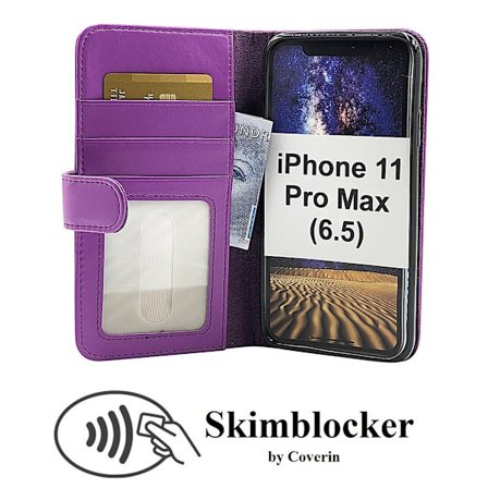 Skimblocker Plånboksfodral iPhone 11 Pro Max (6.5)