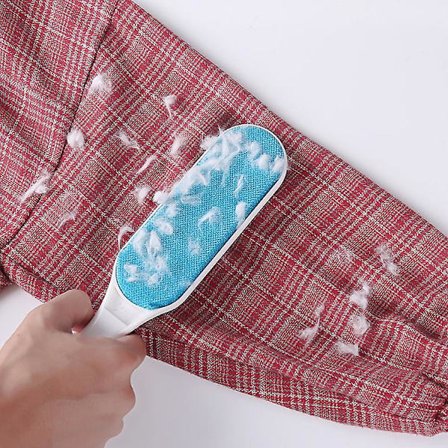 Möbelluddremoverborstar, dubbelsidiga lösa hårborttagningsborstar självrengörande borstar för ludd, husdjurshårborttagarehårsvampborstar