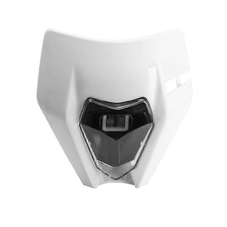 Motorcykel LED Strålkastare Kåpa Dirt Bike Motocross framlampa för F EXC XCF FE TE Vit