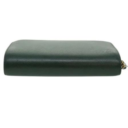 Louis Vuitton Vintage Pre-owned Leather clutches Grøn, unisex Vintage Tasker, Størrelse: ONE Size