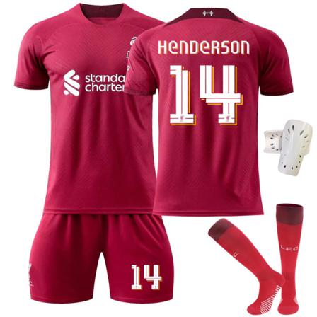 2022 Champions League Liverpool Fotbollsdräkt - Röd 16