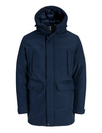 Jjfinn Softshell Parka Navy Jack & J S