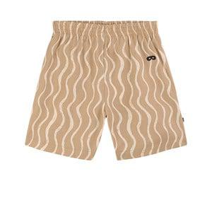 Beau Loves Caramel Stella Wiggle Print Shorts 4-5 Years - Shorts - 4-5 years - Beige