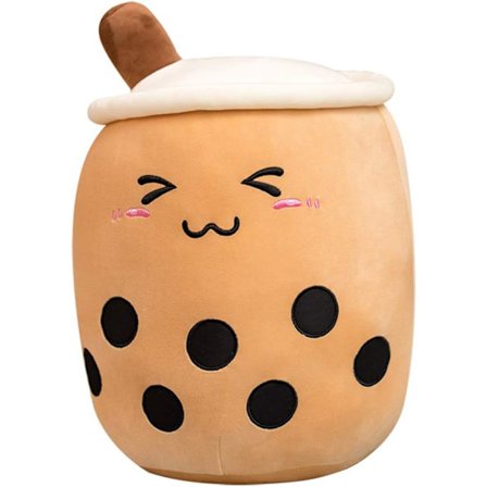 Mjuk fylld Bubble Tea Plysch Cartoon Milk Tea Cup Kudde Stor Mjuk Kawaii