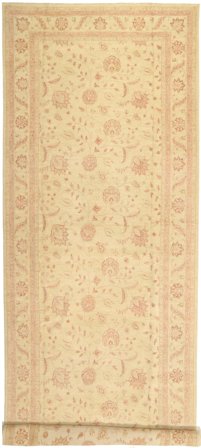 Handgeknüpft Ziegler Fine Teppich 214X663 Beige/Orange