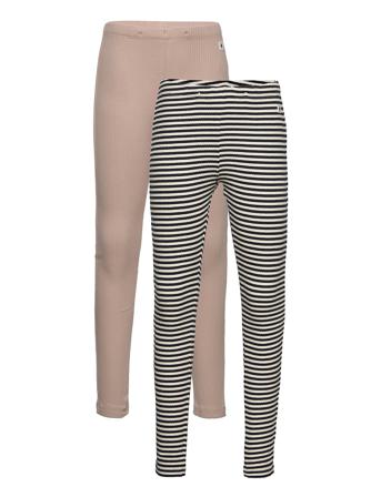 Leggings Basic Rib Y D Solid 2 Patterned Lindex