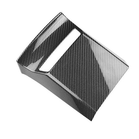 Bil Kulfiber Front USB Stik Ramme Anti-Sparkepanel Dækbeklædning til KIA EV6 2021 2022