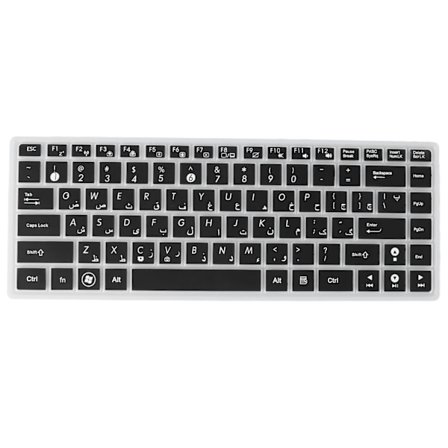 Tastaturbeskytter for ASUS datamaskin tastatur 1:1 nøyaktig passform tydelig trykt ultraftynt datamaskin tastatur skinn