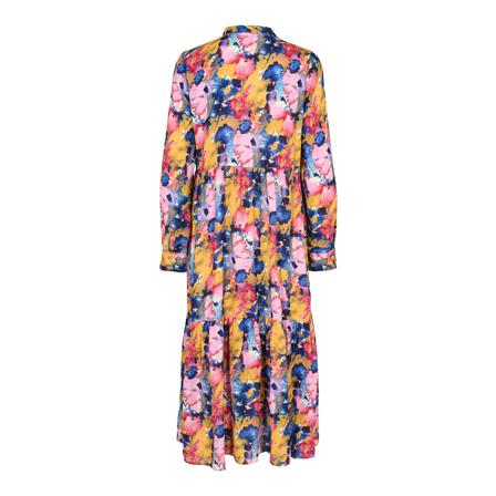 Liberté Liberté - Maggie LS Kjole - Pink Blue Print Pink, Dame