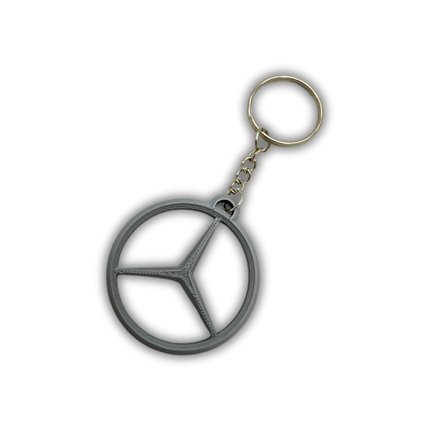 Nyckelring emblem 45 mm tillbehör till Mercedes Benz