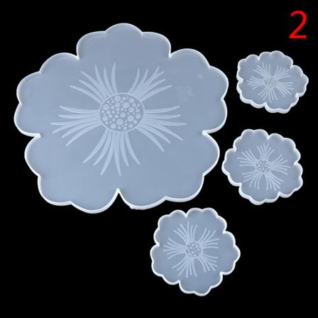 Sakura Tea Tray Coaster Form För Gör-det-själv För Epoxiharts M