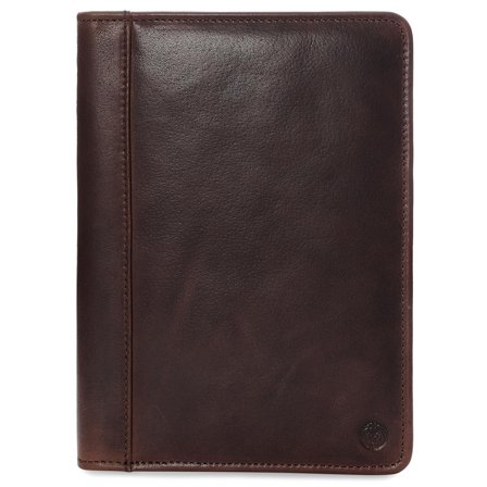 Brown Refillable Buffalo Leather Notebook & Journal Cover for Men
