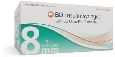 Ago per Penna da Insulina Thinwall bd Gauge 31 Lunghezza 8 M100