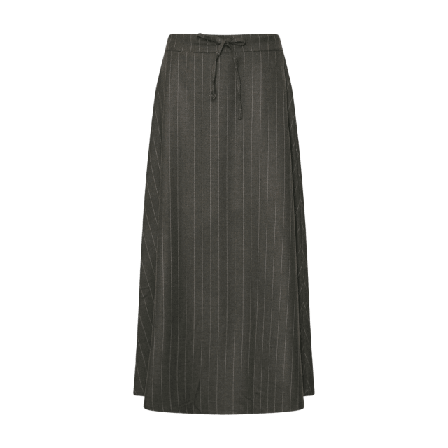 Tiffany Hailey, Long Skirt - Grey Stripes Kjolar Dam L-XL