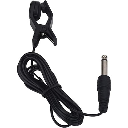 Gitarr Akustisk Clip On Pickup Universal General Piezo Kontaktmikrofon för Mandolin Violin Banjo Ukulele