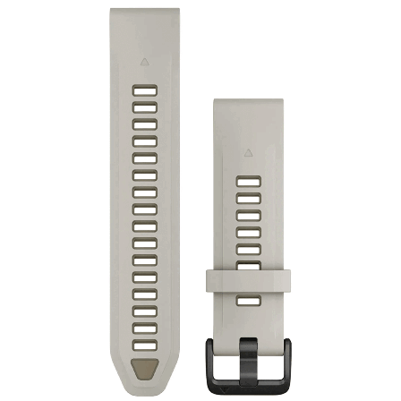 Garmin QuickFit 20 Silicone Fog Gray/Dark Sandstone