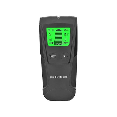 (Pow yeah!) Væg Metal Detektor Elektronisk Træ Regel Finder Tråd Scanner LCD-Display Th210 Sort