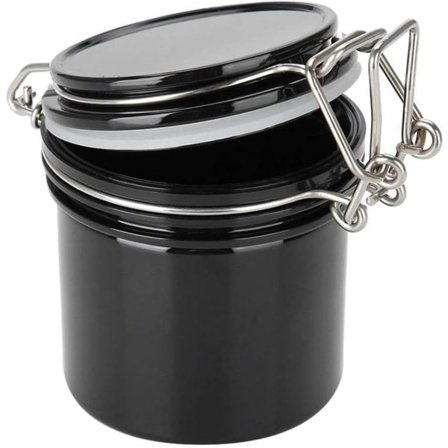 Förvaringsbehållare för franslim Aktivt kolförseglad ympning Ögonfranslim Förvaringsburk för ögonfranslim Förvaringstank för ögonfranslim svart