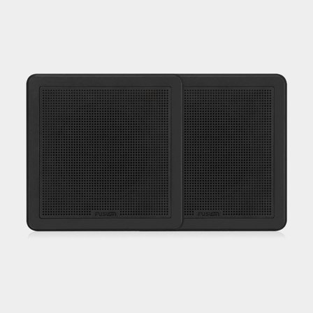 Marine speaker Fusion Square Black FM-F77SB, 7.7", 200 W, black, for flush mounting, with black grilles, 2-pack