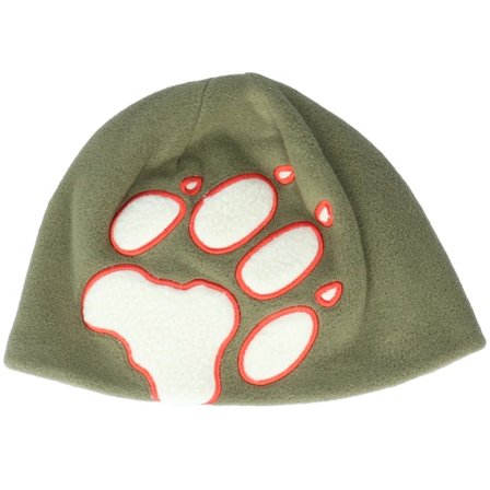Jack Wolfskin - Grün traditionalbeanie Mütze - Front Paw Hat Burnt Olive Beanie @ Hatstore