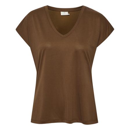 Kaffe KAlise T-shirt Brun, Dame T-shirts
