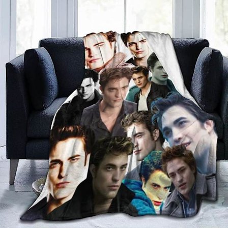 Edward Cullen Multifunksjonell teppe, supermykt, fluffy, varmt, koselig, plysj, tykt, for barneseng sofa