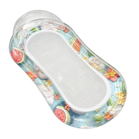 Uppblåsbar Pool Lounge för Vuxna - Paljettvattenmelonmönster Mesh Float