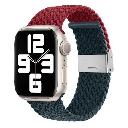 Flätat armband kompatibelt med Apple Watch-armband 49mm 40mm 44mm 45mm 41mm 46mm 42mm 45mm Armband IWatch Ultra Series 11 10 9 7 8 6 5 SE Armband