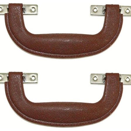 Kahva, ruskea retro nahkainen matkalaukku kahva kestävä matkalaukku korvaava DIY käsilaukku kosmetiikkalaukku kahva kahva kotiin