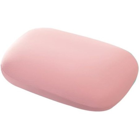 Liten Kudde för Sovning och Resa, Barn Nackkudde Ländrygg, Rosa