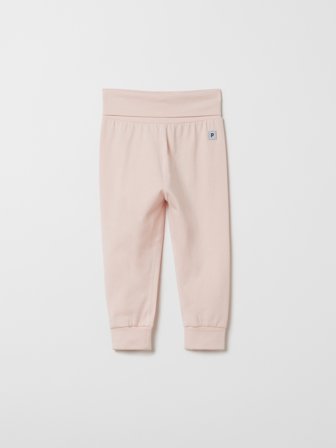 Polarn O. Pyret - Solid color trousers with fold-down cuffs - 44 - Childrenswear - pink