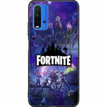 Xiaomi Redmi 9t Svart Skal Fortnite