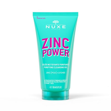 Nuxe Zinc Power Purifying Cleansing Gel 150 ml, Skincare, Renseprodukter, Rens & Vask