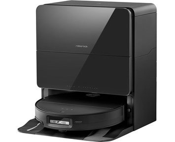 Roborock Saros 10 Svart - Fyndvara - Tunn robotdammsugare med dockingsstation