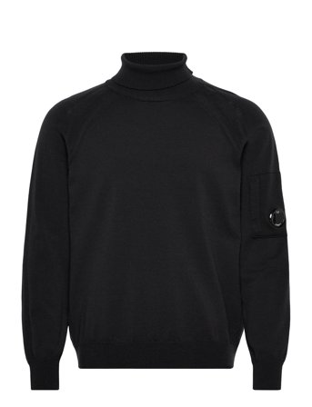C.P. Company Merino Wool Turtleneck - Black - L