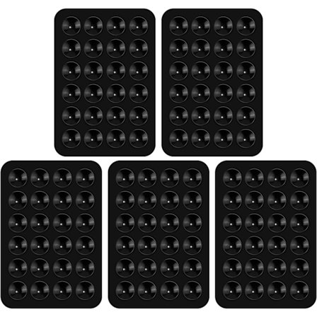 5 kpl Silikoni Imukuppi Puhelinteline, Monitoiminen Autoteline Mini-imukupilla Puhelinkuorille [GPA]