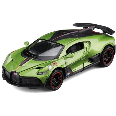 IC Bugatti Divo Die-Cast Bil, Zink Legering Støbt Model Legetøjsbil Træk