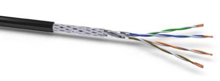 VOKA 1000MHz AußenKabel CAT7a Halo S-STP(S/FTP) XLAN 100m R