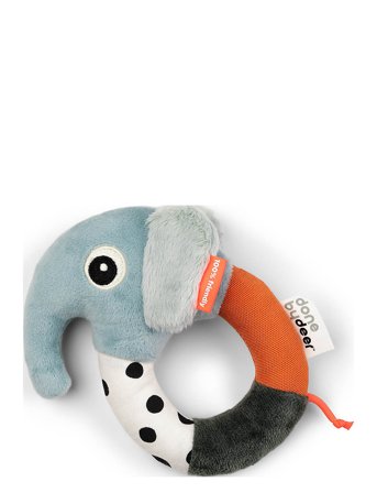Sensory Ring Rattle Elphee Blue Blue D By Deer