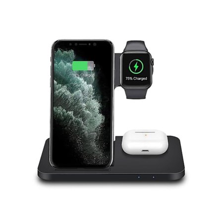 Snabb laddningsstation certifierad för Apple Silk Black